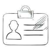 User Badge representing secure login